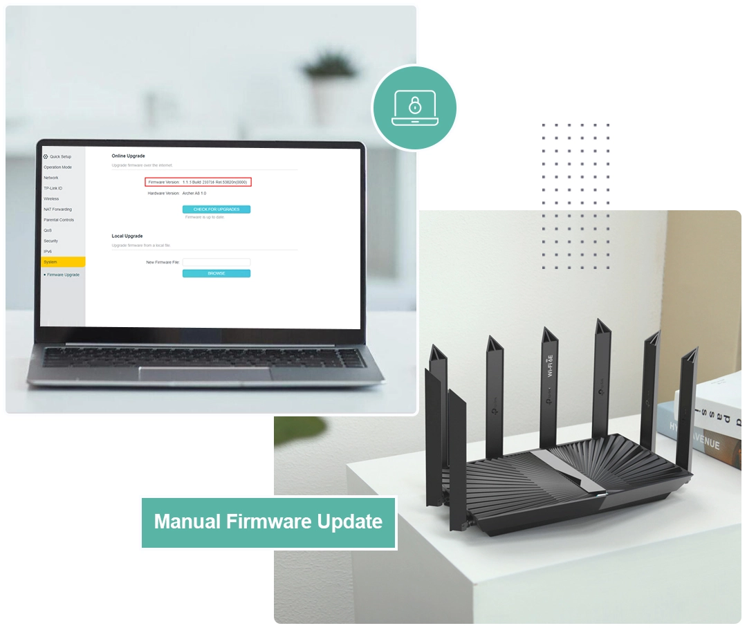 Manual Firmware Update for TP-Link Router using Web GUI